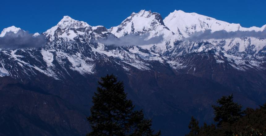 Panorama of Himalayas 