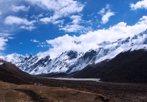 Panorama of Himalayan at Langtang 